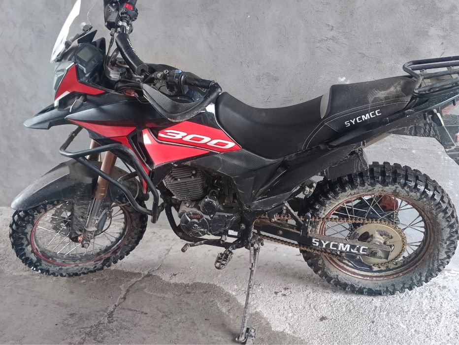 Мотоцыкл с пробегом