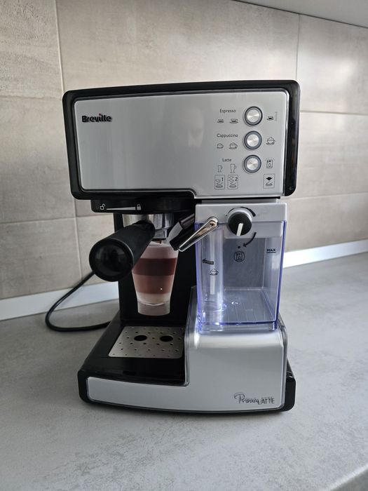 Espressor semi-automat Prima Latte Argintiu Breville