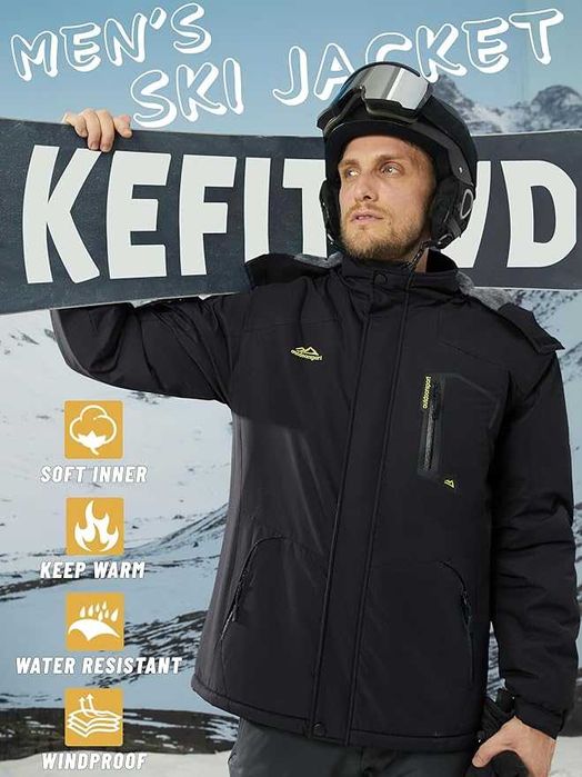 Jachetă de schi pentru bărbați KEFITEVD