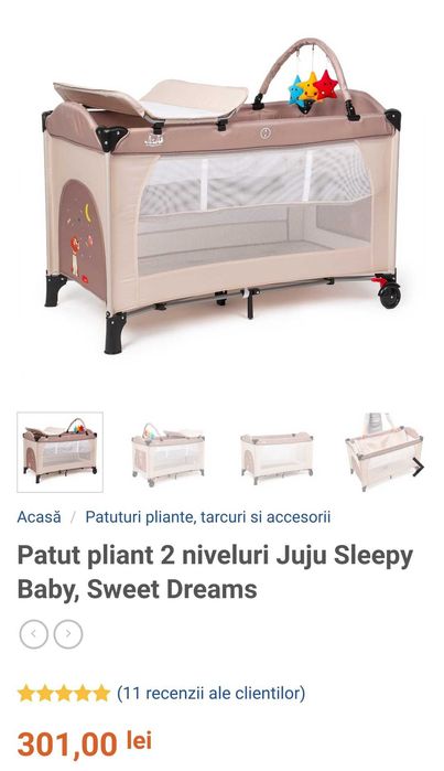 Pat copii Juju, patut copii pliabil