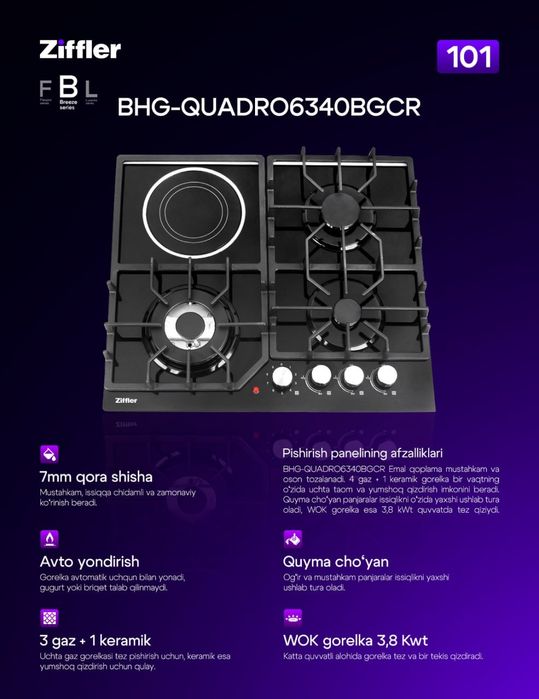 Ziffler panel aksiyada dastavka ichida