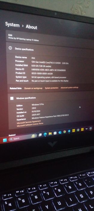 HP Victus Gaming Laptop