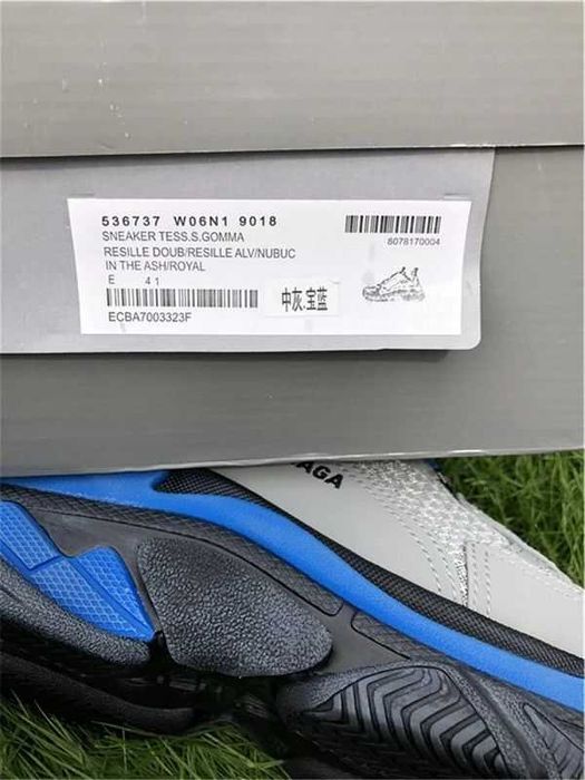 Balenciaga Triple S - Black/Dark Green/Blue
