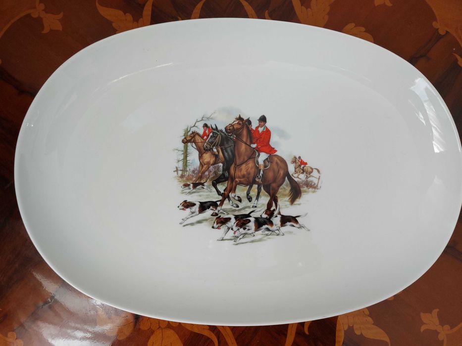 Patou Langenthal Elvetia scena vânătoare nefolosit