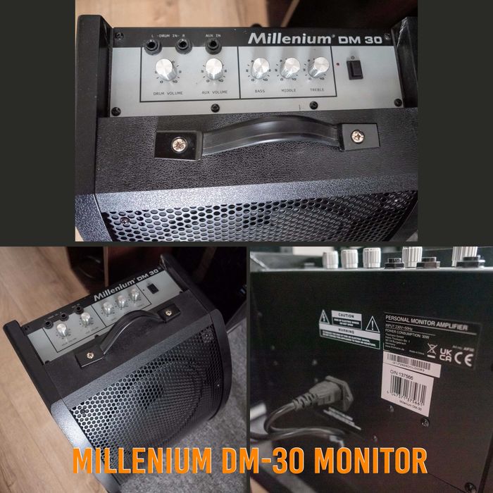 Set tobe electronice YAMAHA DTX452K + monitor MILLENIUM DM-30