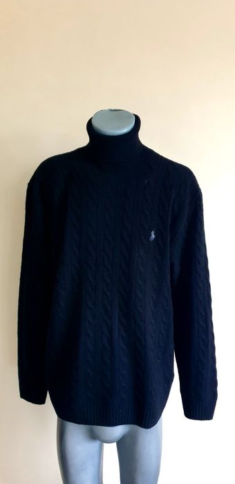 POLO Ralph Lauren Cable Wool / POLO  XL НОВО ОРИГИНАЛ Мъж Пуловер Поло