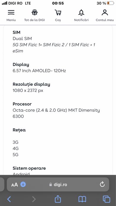 Oppo A6 pro 5G nou la cutie full box garantie