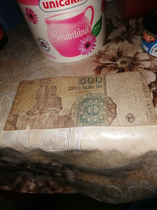 Bacnota de 500 de lei veche