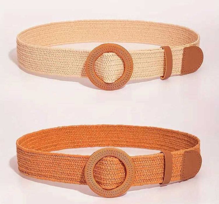 Нов еластичен колан, прилича на плетен колан, колан в бохо стил,