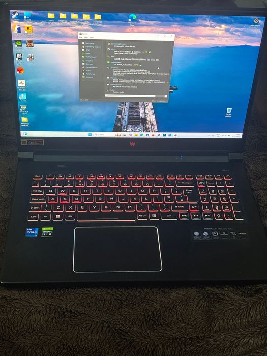 Laptop Acer predator helios 300 i7 11800h rtx 3060