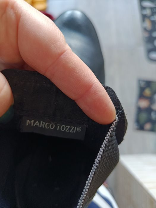 Ghete Marco Tozzi  piele naturală