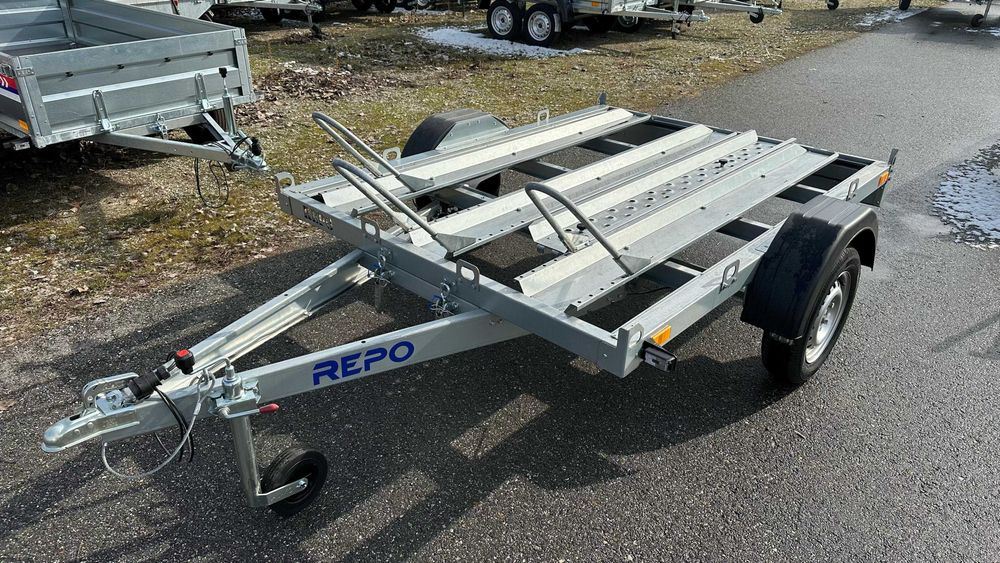 Remorcă basculabilă ATV – MOTO 750kg nouă REPO carte RAR