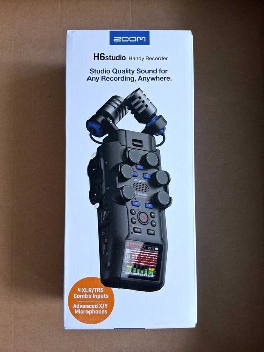 Recorder audio portabil ZoomH6Studio cu 4 XLR/TRS,nou,sigilat