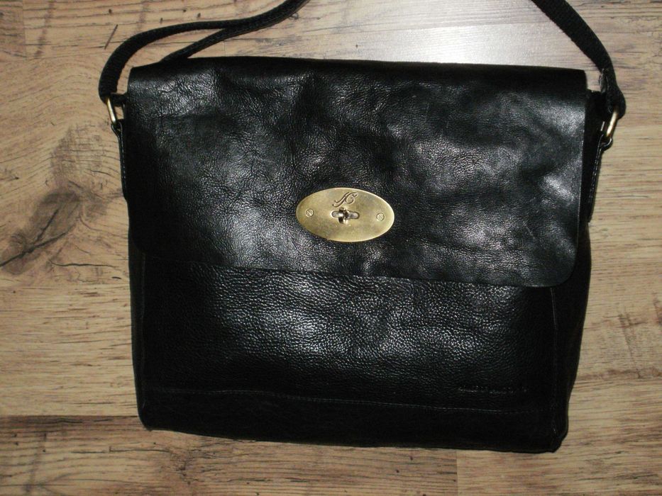 HOUSE OF JANIC CARLO бизнес чанта нова естествена кожа