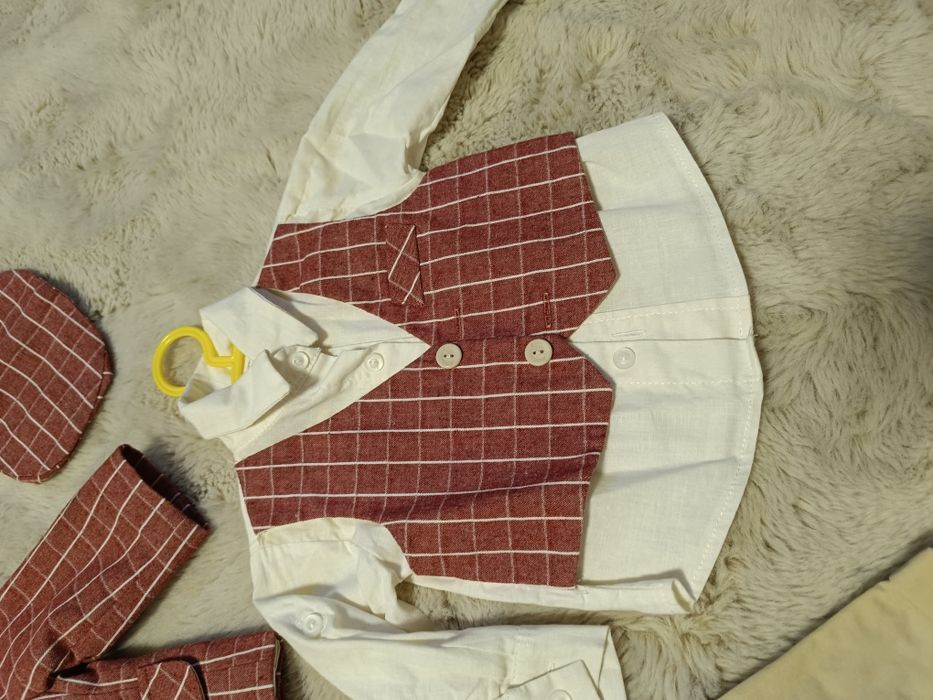 Costum de Botez băieței 3-6 luni