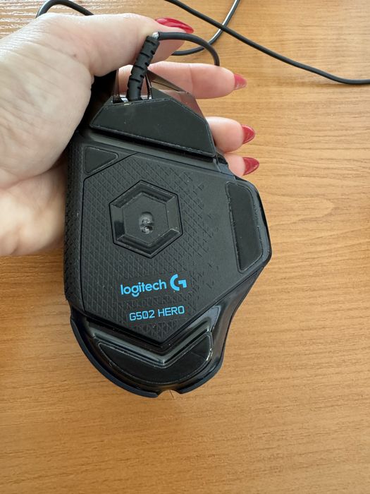 Гейминг мишка Logitech - G502 Hero, оптична, черна
