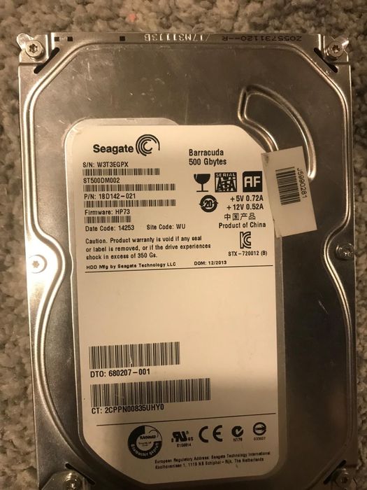 Vand HDD 500,320, 2x250 si ,40 gb