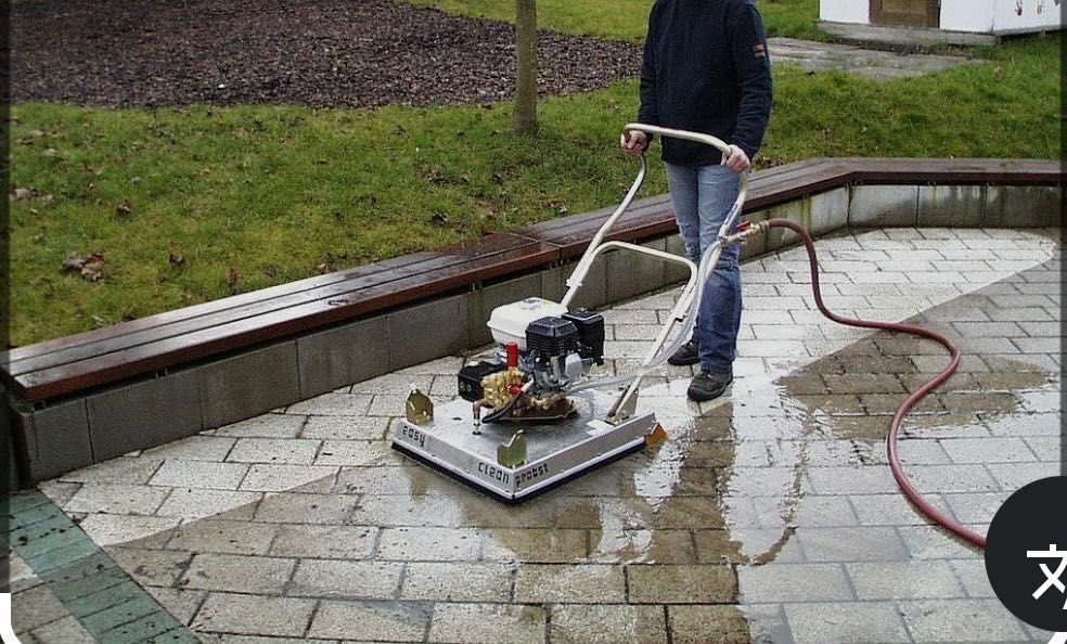 Curățăm pavele,trotuarele,etc