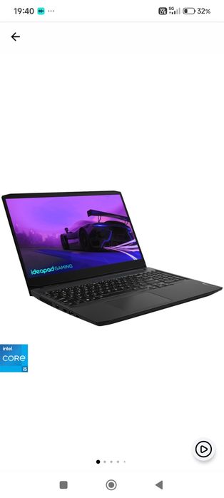 Laptop Gaming Lenovo IdeaPad 3 15IHU6 cu procesor Intel Core i5-11300H, 15.6"..Nou
