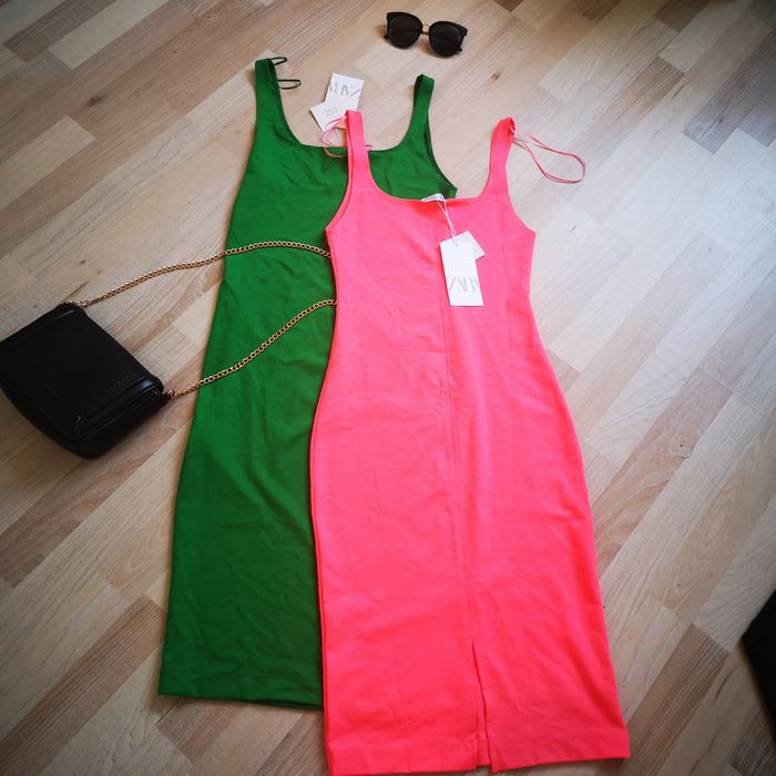 Цикламена рокля Зара