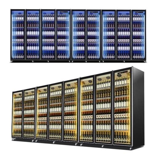 Vitrina frigorifica dubla 2 usi, 112x65x200 cm, LED, R290