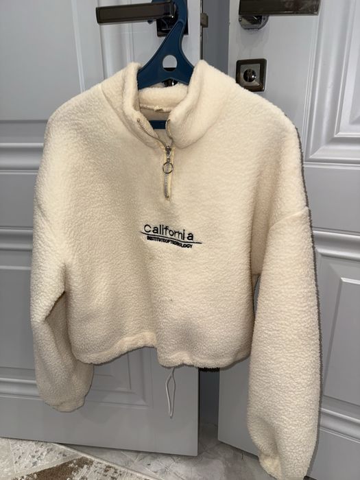 Теплая худи на флисе