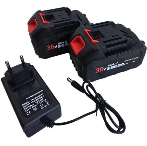 Универсален Мощен Пистолет - Духалка 36V с две батерии мощна духалка