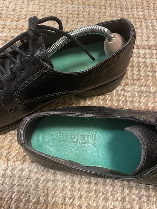 Pantofi piele negri Bedstu 45 (Goodyear welt)