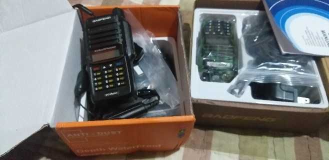 Нови Baofeng 9R 22W 11000MAH Радиостанция Водоустойчива двубандова PMR