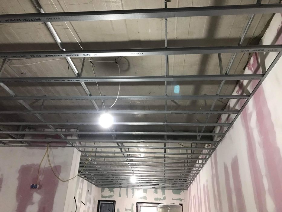 Tavane și pereți din rigips pe structură metalică