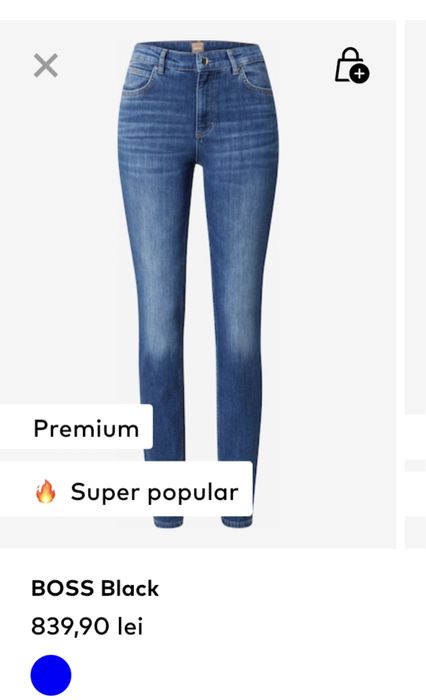 Skinny jeans BOSS de la 800 RON la 300 ron