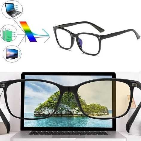 Очила за компютър предпазващи очите от синя светлина + ПОДАРЪК калъф