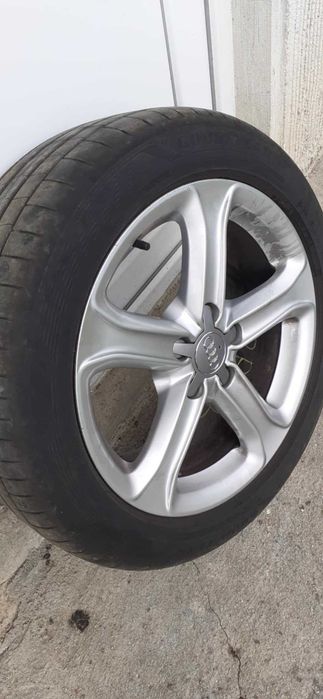 Комплект летни гуми с джанти от Audi, 225/50 R17