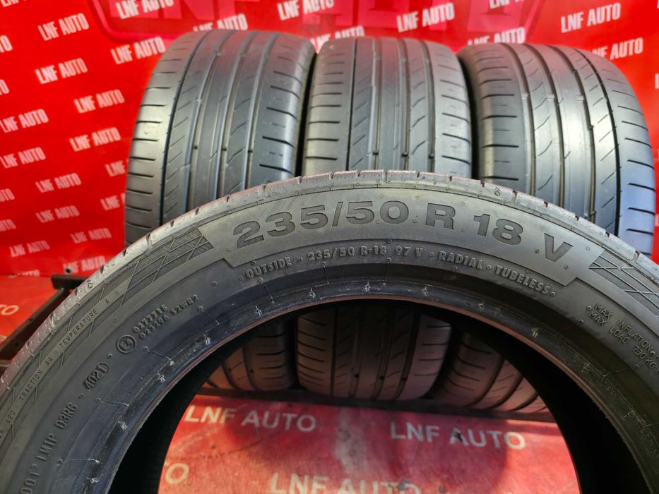 Anvelope de VARA - 235/50/18 - Continental - 6 MM - DOT 2021 !