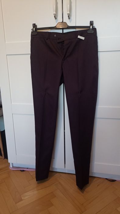 Мъжки костюм 3 части, 48 размер, студена вълна