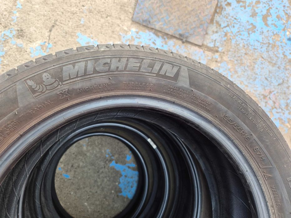 4 Anvelope de VARA - 195/55/16 - Michelin - Stare BUNA - DOT 2017 !