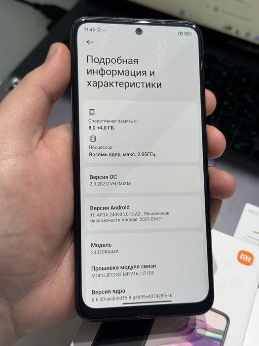 Redmi Note 12s 256gb ozu 8