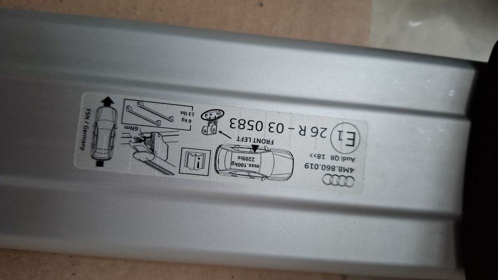 Рейлинги поперечные