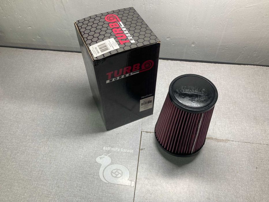 Конусен спортен филтър turboworks 76 89 102mm турбо универсален филтри