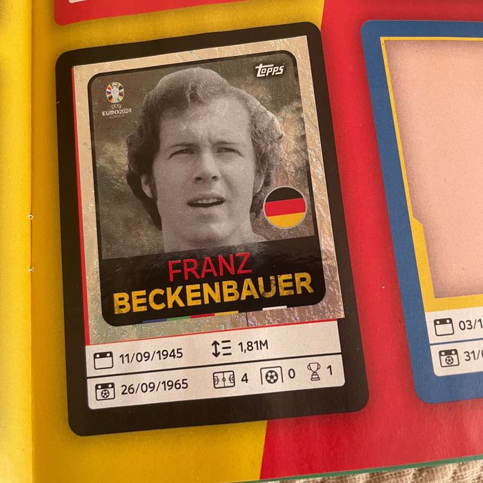 Euro 2024 topps Албум