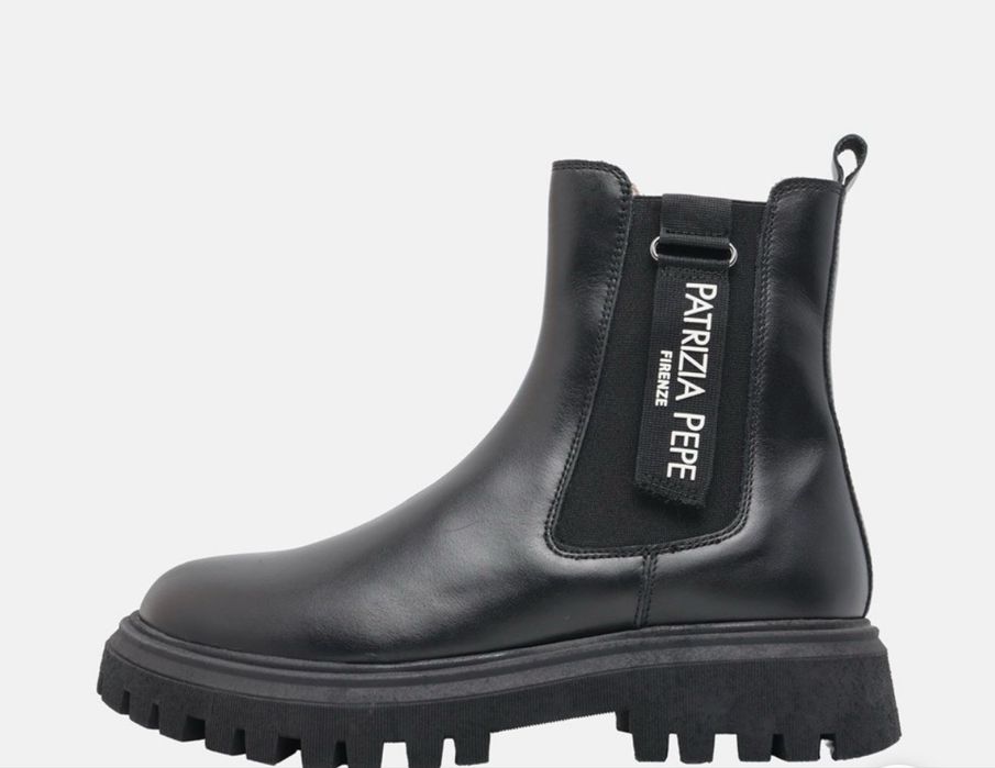 Боти Patrizia Pepe естествена кожа