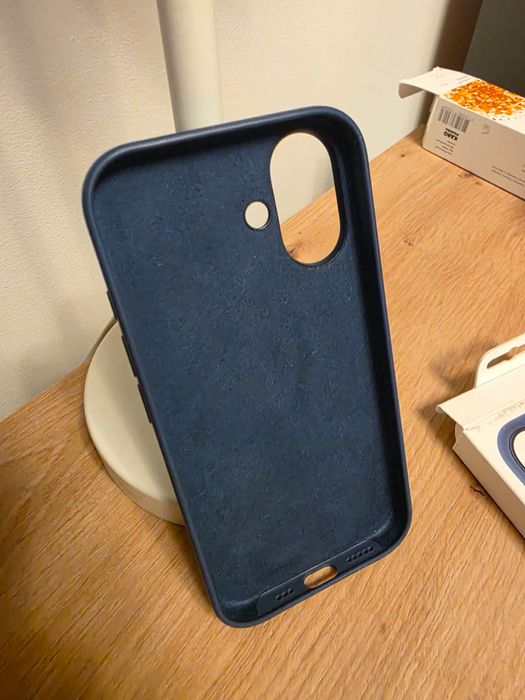 Husa Iphone 16   Silicon Case Denim