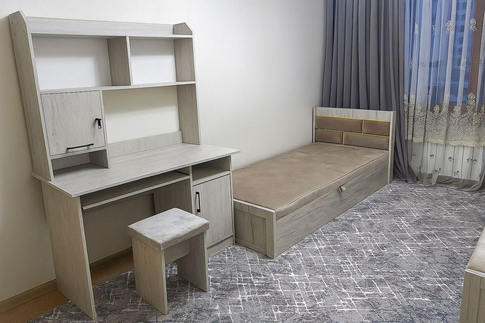 Кровать билан дарс столи