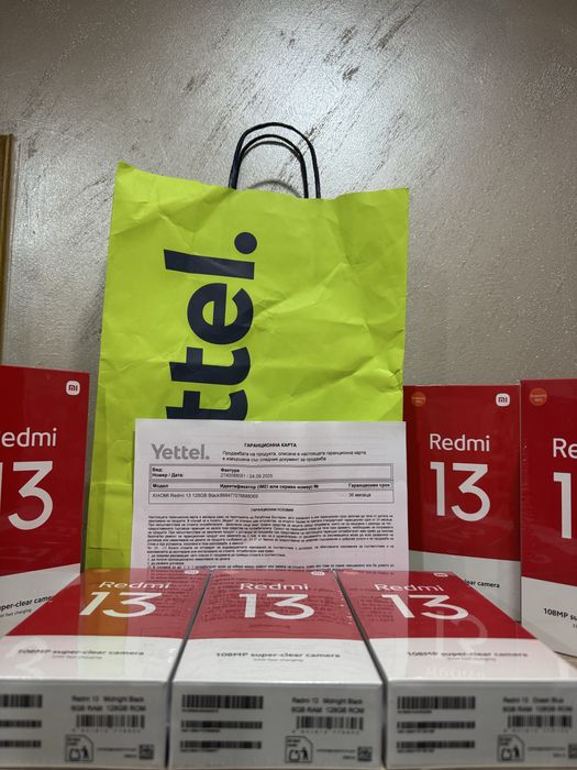 Xiaomi Redmi 13 | 128GB | Запечатан | 36 месеца гаранция Yettel