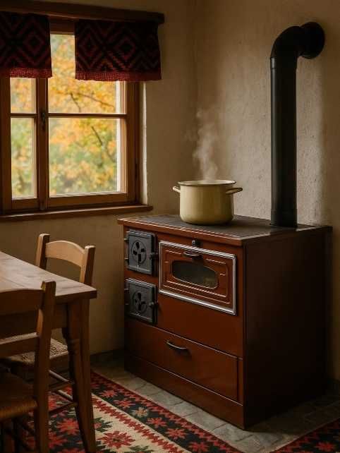 Soba Incalzit Gatit Lemne Plita Cuptor Sertar 8.4 kw LivratGRATUIT BV