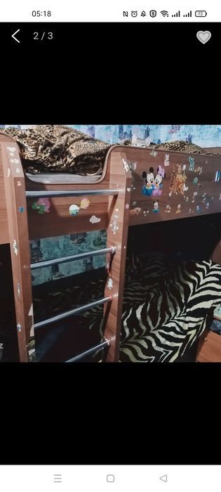 Продается двухъярусная кровать.