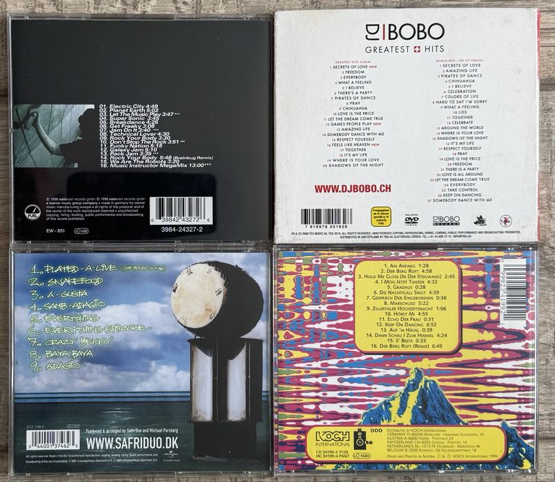 Pachet 1 eurodance - Nana/C-Block/KLF/E-rotic/Maxx/Dj Bobo/2 Brothers