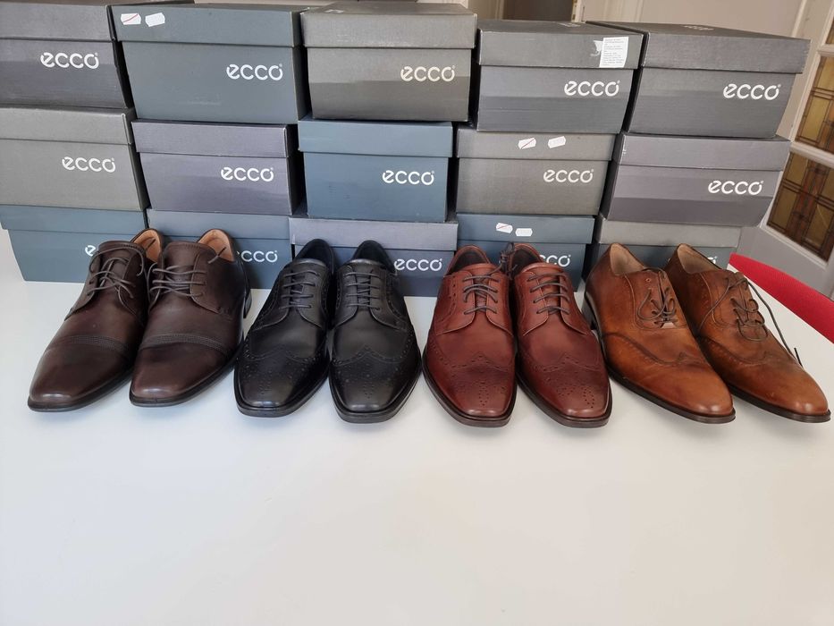 Pantofi ECCO eleganti noi piele naturala 44 45 maro si negri