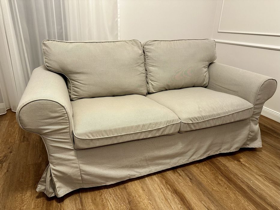 Set canapele IKEA EKTORP – 2 locuri + 3 locuri, huse detașabile