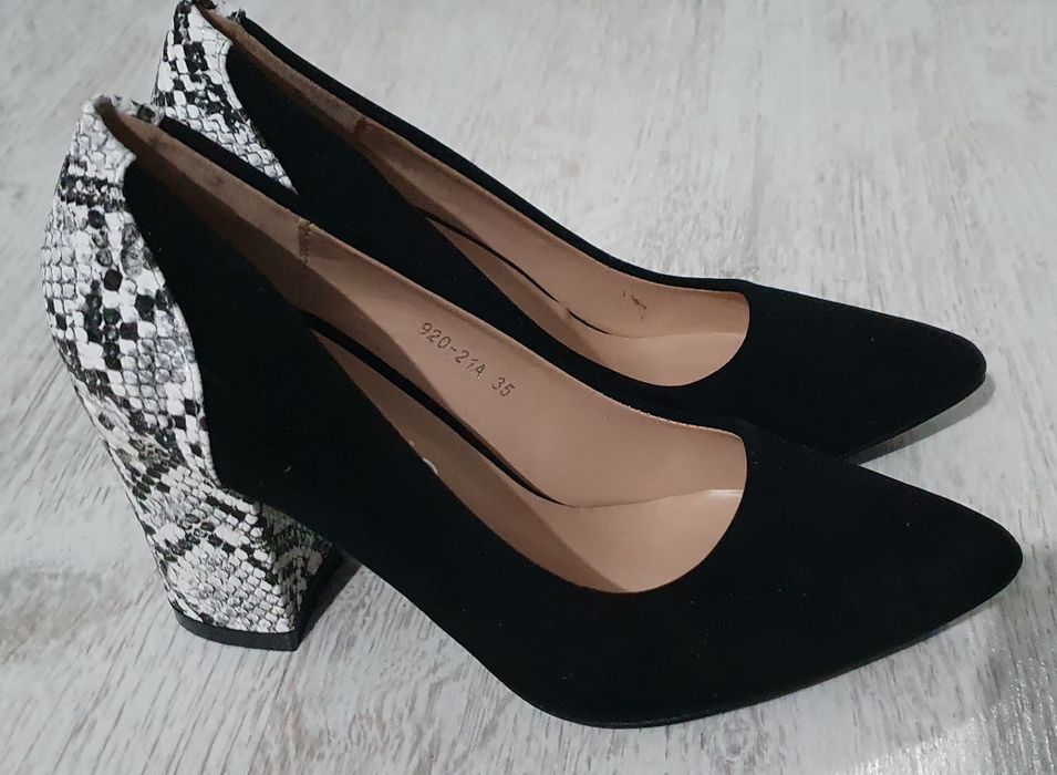 Lot 3 perechi de pantofi marimea 35, 1 piele naturala